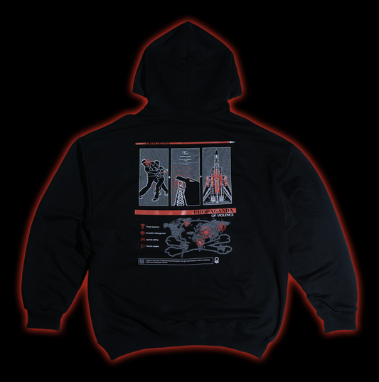 Propaganda of violence hoodie