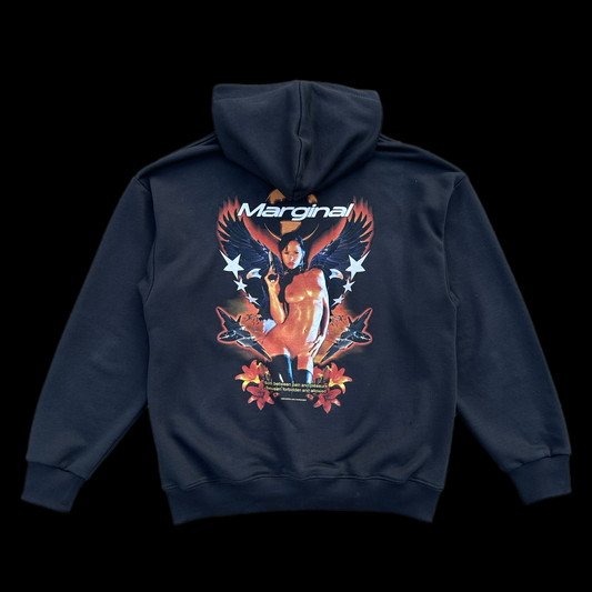 Marginal hoodie Dark grey