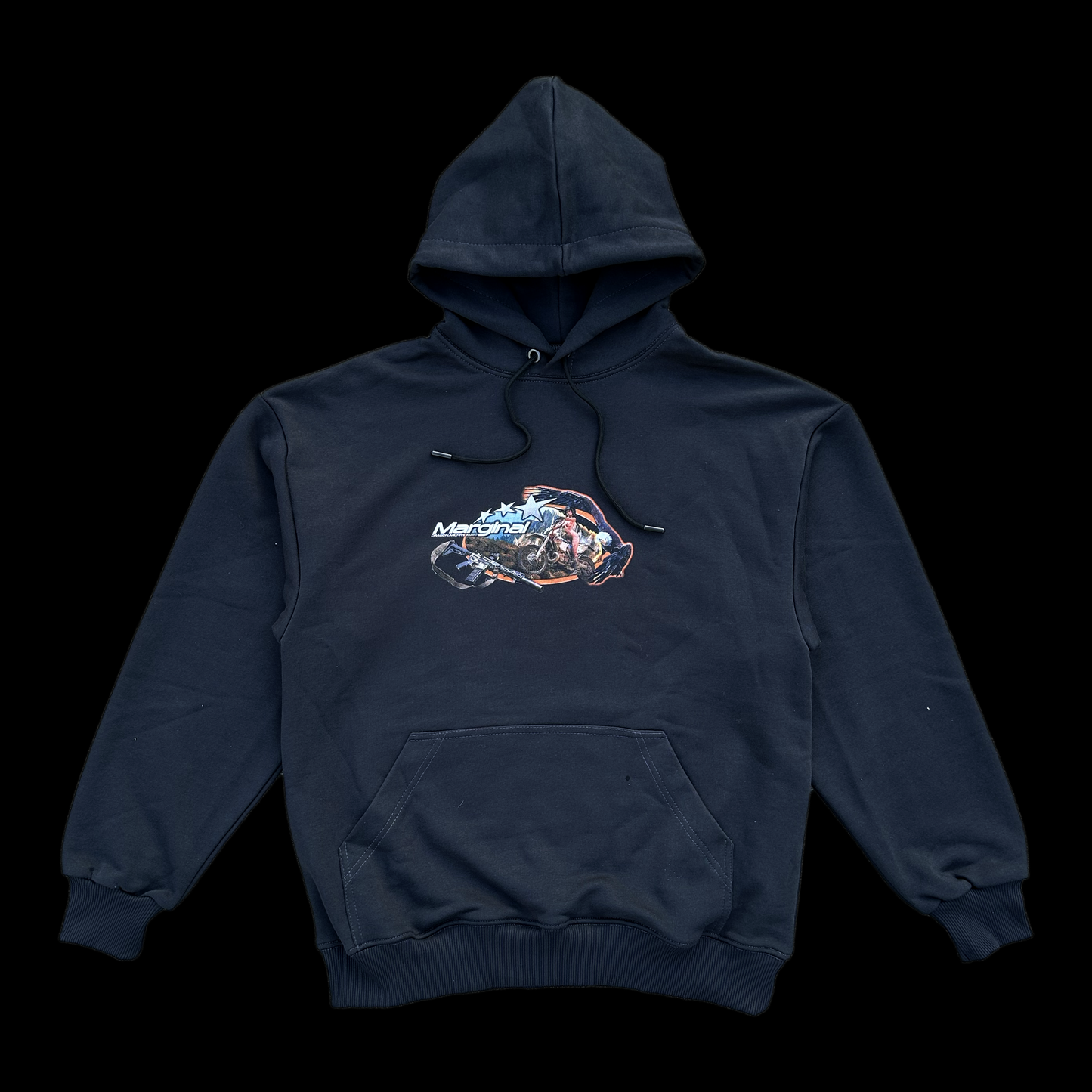 Marginal hoodie Dark grey