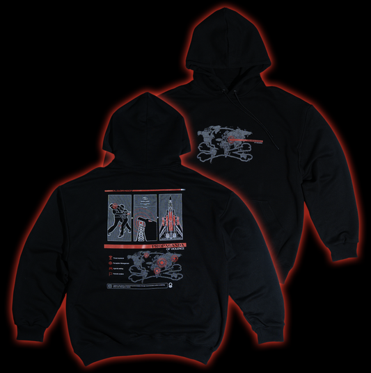 Propaganda of violence hoodie
