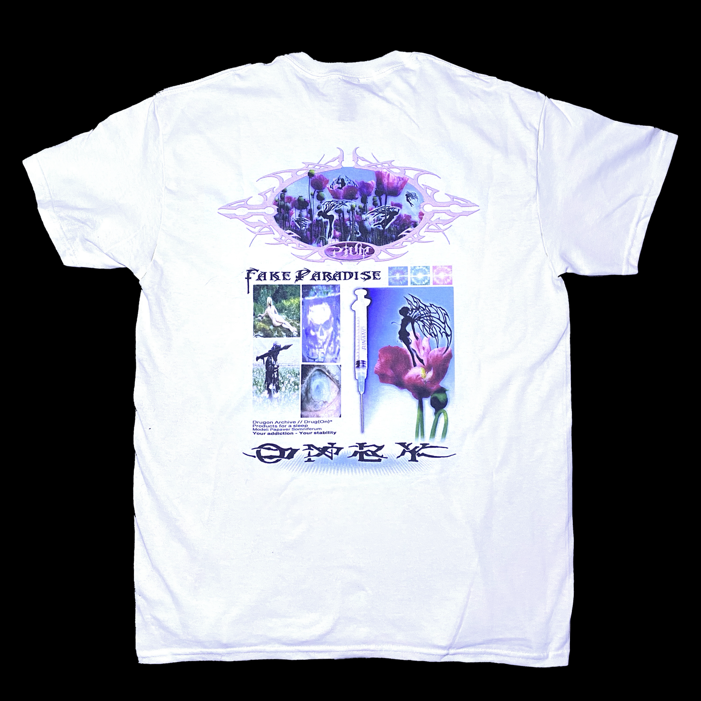 Fake paradise white
